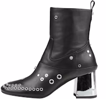 (Women) Alexander McQueen Ankle Boot 'Black Leather Fashion' 571842R26211000 (Women) Alexander McQueen Ankle Boot 'Black Leather Fashion' 571842R26211000