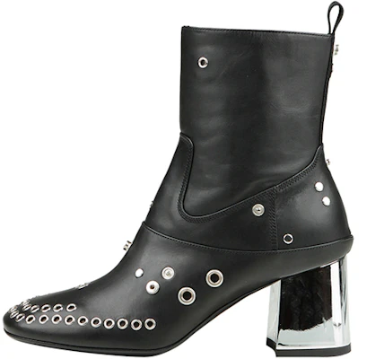 (W) Alexander McQueen Enkellaars ''Zwart Leren Mode'' 571842R26211000 Buy (W) Alexander McQueen Enkellaars ''Zwart Leren Mode'' 571842R26211000
