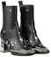 Order (W) Alexander McQueen Enkellaars ''Zwart Leren Mode'' 571842R26211000