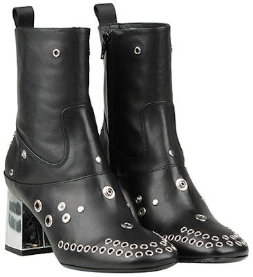 (Women) Alexander McQueen Ankle Boot 'Black Leather Fashion' 571842R26211000 Order (Women) Alexander McQueen Ankle Boot 'Black Leather Fashion' 571842R26211000