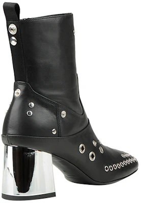 (W) Alexander McQueen Enkellaars ''Zwart Leren Mode'' 571842R26211000 Shop (W) Alexander McQueen Enkellaars ''Zwart Leren Mode'' 571842R26211000