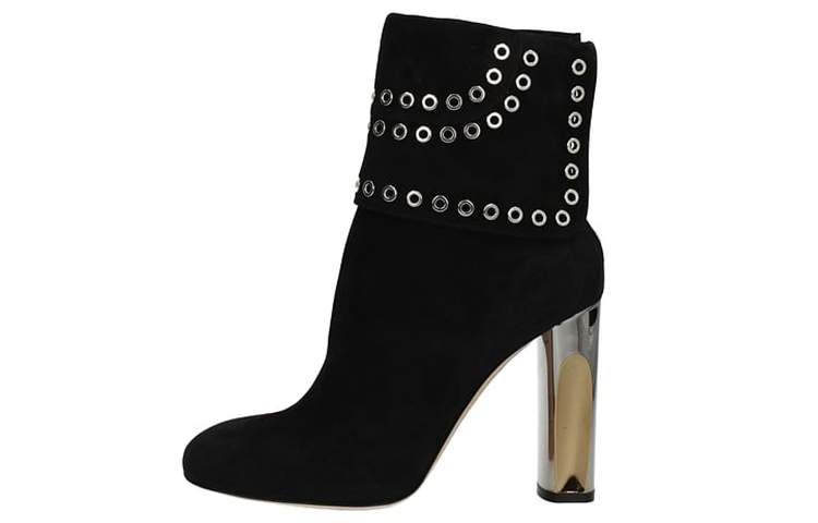 (Women) Alexander McQueen Ankle Boot 'Black Velvet' 485802WHQV11000