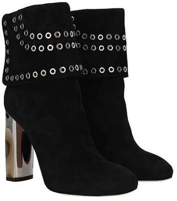 (Women) Alexander McQueen Ankle Boot 'Black Velvet' 485802WHQV11000 Order (Women) Alexander McQueen Ankle Boot 'Black Velvet' 485802WHQV11000