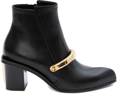 (W) Alexander McQueen Ankle Boot 'Gold Cuff Black Leather' Kulit Hitam Emas. 633482WHWQ81088 Order (W) Alexander McQueen Ankle Boot 'Gold Cuff Black Leather' Kulit Hitam Emas. 633482WHWQ81088