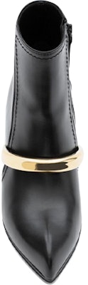 (W) Alexander McQueen Ankle Boot 'Gold Cuff Black Leather' Kulit Hitam Emas. 633482WHWQ81088 Purchase (W) Alexander McQueen Ankle Boot 'Gold Cuff Black Leather' Kulit Hitam Emas. 633482WHWQ81088