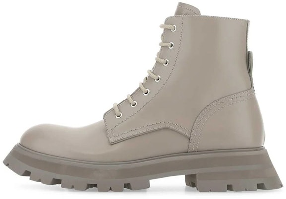 (Women) Alexander McQueen Ankle Boot 'Grey Leather' 708056WIC6A2104 Buy (Women) Alexander McQueen Ankle Boot 'Grey Leather' 708056WIC6A2104