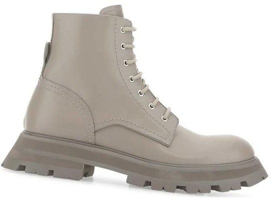 (Women) Alexander McQueen Ankle Boot 'Grey Leather' 708056WIC6A2104 Order (Women) Alexander McQueen Ankle Boot 'Grey Leather' 708056WIC6A2104