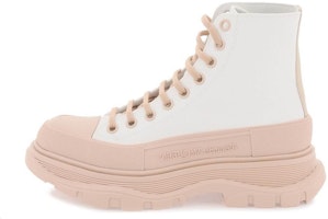 (Women) Alexander McQueen Ankle Boot 'White Pink' 697080W4W6A8768 (Women) Alexander McQueen Ankle Boot 'White Pink' 697080W4W6A8768