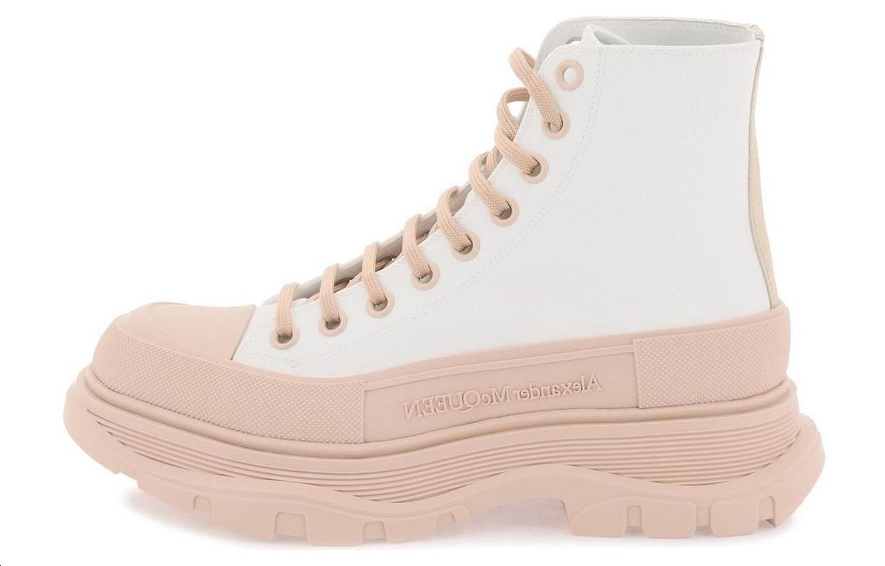 (Women) Alexander McQueen Ankle Boot 'White Pink' 697080W4W6A8768