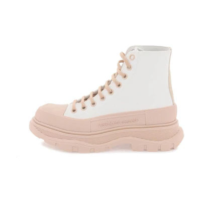 (W) Alexander McQueen Ankle Boot 'White Pink'