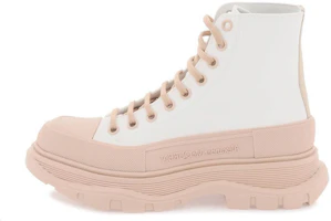 (Women) Alexander McQueen Ankle Boot 'White Pink' 697080W4W6A8768 (Women) Alexander McQueen Ankle Boot 'White Pink' 697080W4W6A8768