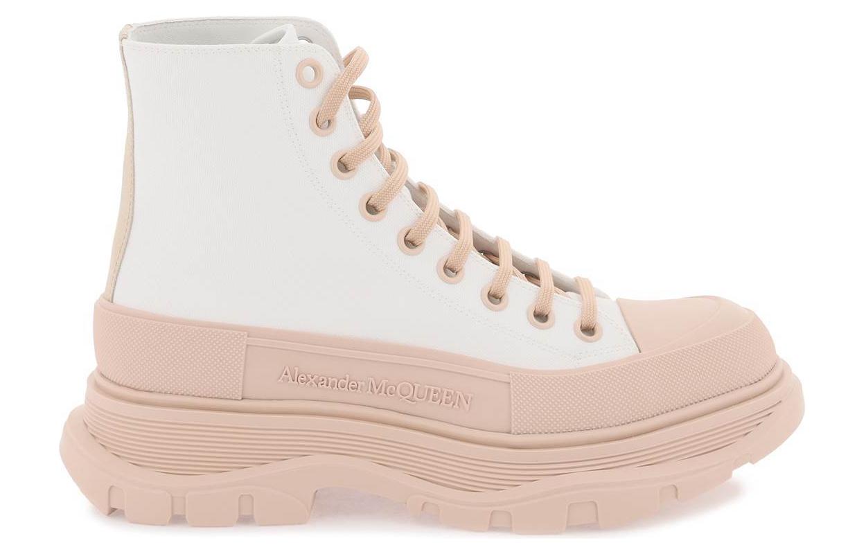 Order (W) Alexander McQueen Ankle Boot 'Putih Pink' 697080W4W6A8768