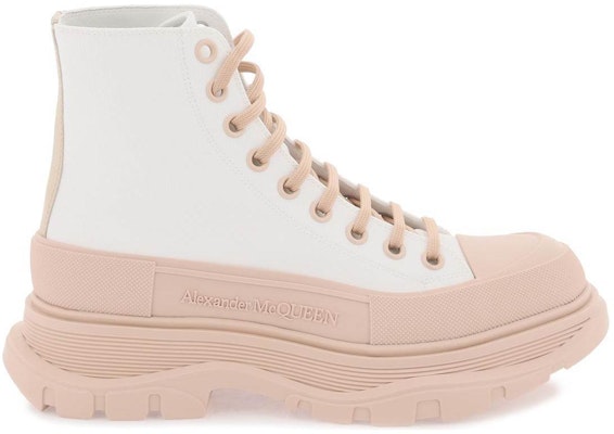 (Women) Alexander McQueen Ankle Boot 'White Pink' 697080W4W6A8768 Order (Women) Alexander McQueen Ankle Boot 'White Pink' 697080W4W6A8768