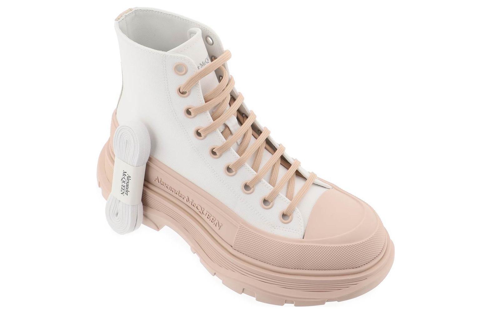 Lookbook (W) Alexander McQueen Ankle Boot 'Putih Pink' 697080W4W6A8768