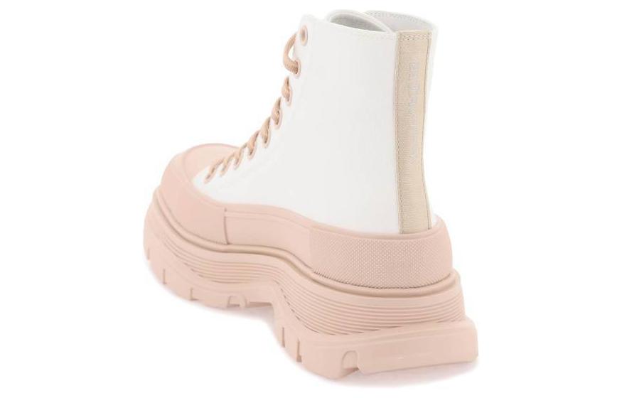 Shop (W) Alexander McQueen Ankle Boot 'Putih Pink' 697080W4W6A8768