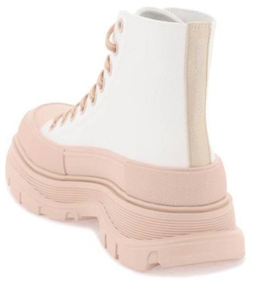 (Women) Alexander McQueen Ankle Boot 'White Pink' 697080W4W6A8768 Shop (Women) Alexander McQueen Ankle Boot 'White Pink' 697080W4W6A8768