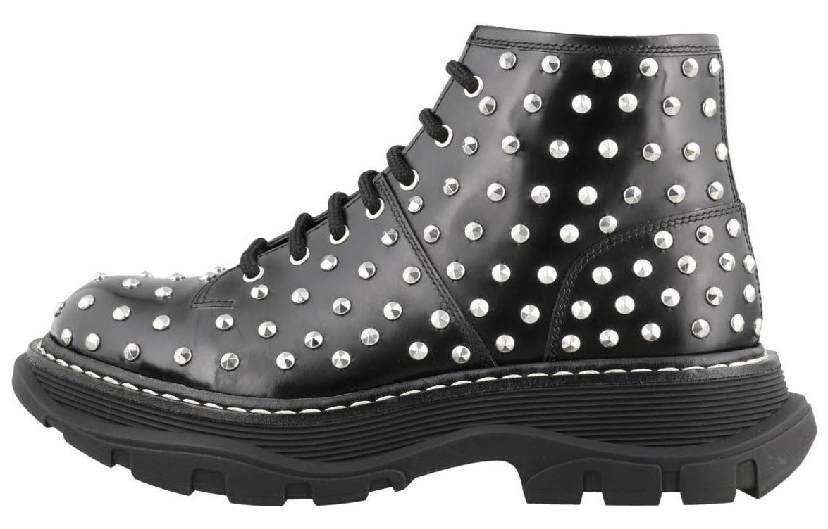 (Women) Alexander McQueen Ankle boots 'Black Studd' 595470WHQSG1090