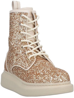 (Women) Alexander McQueen Ankle Boots 'Gold Glitter' 586394W4EY68034 Lookbook (Women) Alexander McQueen Ankle Boots 'Gold Glitter' 586394W4EY68034