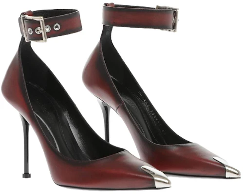 (Women) Alexander McQueen Ankle Strap High-Heeled 'Welsh Red' 709994WHU326088 Shop (Women) Alexander McQueen Ankle Strap High-Heeled 'Welsh Red' 709994WHU326088