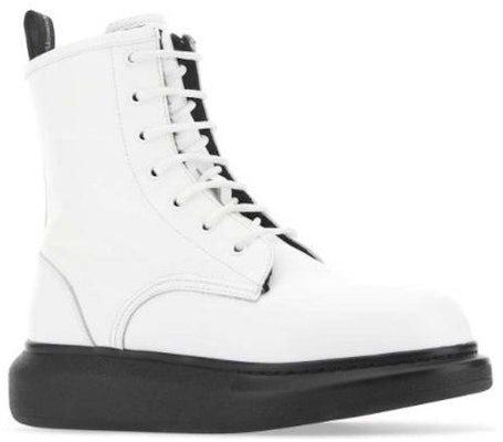 (W) Alexander McQueen Zapatos Planos Punta Redonda y Correa Tobillera 'Blancos' 609651WHX5K9061 Lookbook (W) Alexander McQueen Zapatos Planos Punta Redonda y Correa Tobillera 'Blancos' 609651WHX5K9061