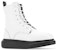 (Women) Alexander McQueen Ankle Strap Round Toe Flat Heel 'White' 609651WHX5K9061