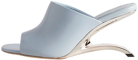 (Women) Alexander McQueen Arc 'Spring Blue Mule' 734996WIC714559 (Women) Alexander McQueen Arc 'Spring Blue Mule' 734996WIC714559