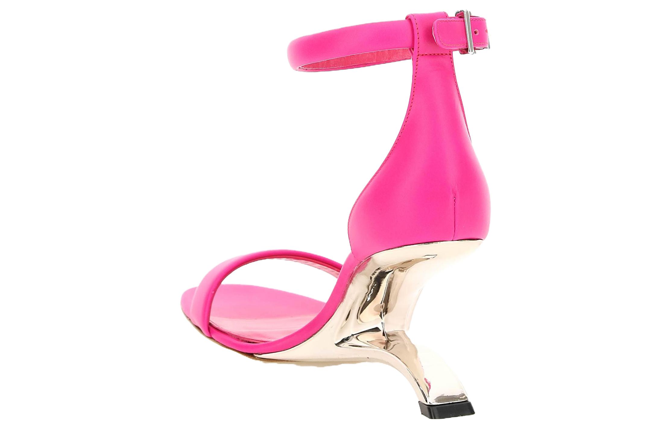 Shop (W) アレキサンダー・マックイーン アーク ボビー ピンク スライドサンダル 700080WIC715659