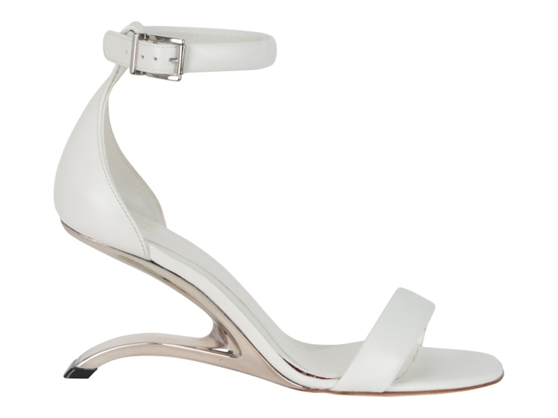 (Women) Alexander McQueen Arc High Heel Sandals Ivory 'White' 700080WIC719359