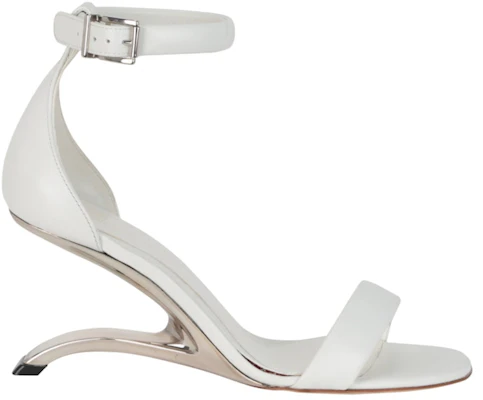 (W) Alexander McQueen Arc hoge hak sandalen ivoor ''wit'' 700080WIC719359 Buy (W) Alexander McQueen Arc hoge hak sandalen ivoor ''wit'' 700080WIC719359