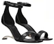 Lookbook (W) Alexander McQueen Arc Hoge Hak Sandalen Zilver ''Zwart'' 700080WIC711081