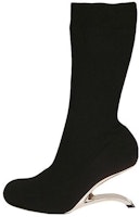 (Women) Alexander McQueen Arc Knit Boot 'Black' 700309W4TP11081 (Women) Alexander McQueen Arc Knit Boot 'Black' 700309W4TP11081