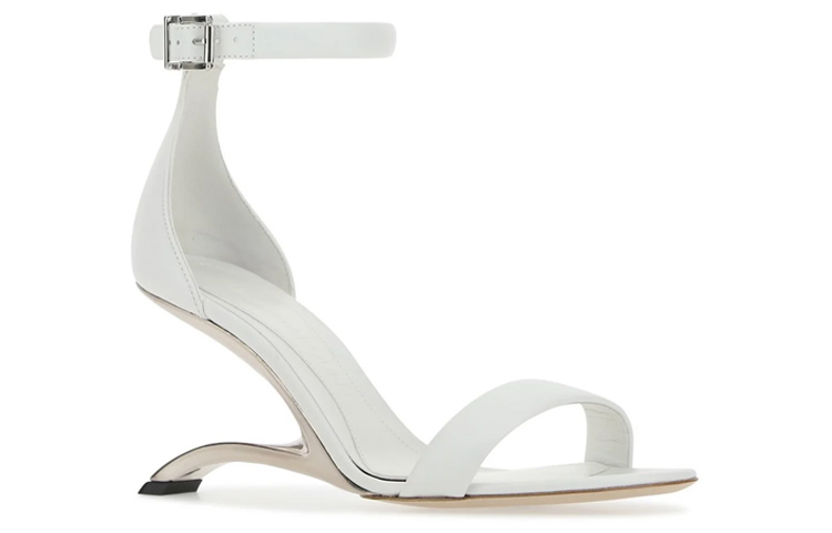 (W) Alexander McQueen Arc High Heel Sandals Ivory 'White' 圖 3