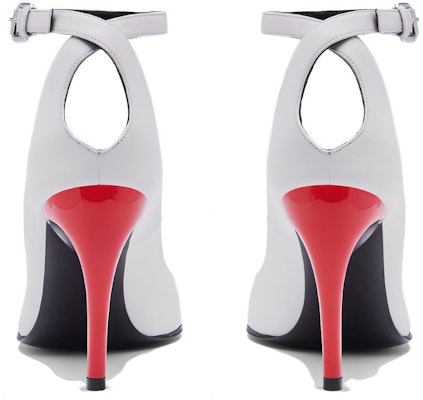 (Women) Alexander McQueen Armadillo Ankle Strap Heels 'Black Silver Red' 780679WIEX48740 Shop (Women) Alexander McQueen Armadillo Ankle Strap Heels 'Black Silver Red' 780679WIEX48740