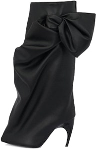 (W) 亚历山大·麦昆黑色盔甲弓靴 780669W4XQ11000 Buy (W) 亚历山大·麦昆黑色盔甲弓靴 780669W4XQ11000