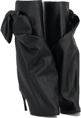 (Women) Alexander McQueen Armadillo Bow Boots 'Black' 780669W4XQ11000 Shop (Women) Alexander McQueen Armadillo Bow Boots 'Black' 780669W4XQ11000