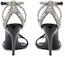 Shop (W) Alexander McQueen Armadillo Crossed Sandals 'Hitam Perak' 780693W4X271064