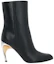 Order (Women) Alexander McQueen Armadillo Leather Ankle Boots 'Black Silver' 780676WIEG21399