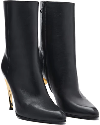 (Women) Alexander McQueen Armadillo Leather Ankle Boots 'Black Silver' 780676WIEG21399 Shop (Women) Alexander McQueen Armadillo Leather Ankle Boots 'Black Silver' 780676WIEG21399