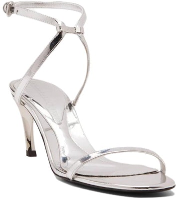(Women) Alexander McQueen Armadillo Metallic Faux-Leather Sandals 'Silver' 781354W4WG18100 Purchase (Women) Alexander McQueen Armadillo Metallic Faux-Leather Sandals 'Silver' 781354W4WG18100
