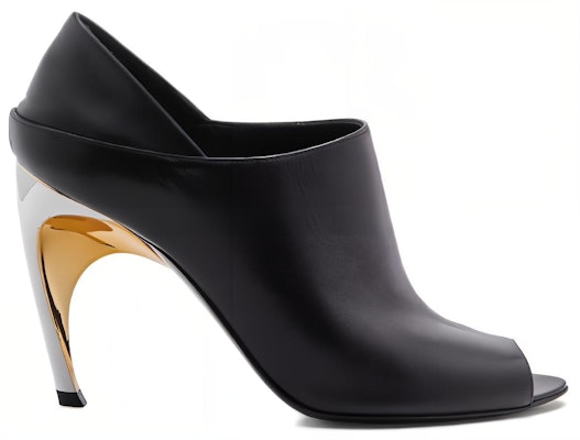 (Women) Alexander McQueen Armadillo Mules 'Black Silver' 780699WIEA91399 Order (Women) Alexander McQueen Armadillo Mules 'Black Silver' 780699WIEA91399