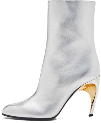 (Women) Alexander McQueen Armadillo Side-zipped Ankle Boots 'Silver' 780677WIF218369 Buy (Women) Alexander McQueen Armadillo Side-zipped Ankle Boots 'Silver' 780677WIF218369