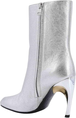 (Women) Alexander McQueen Armadillo Side-zipped Ankle Boots 'Silver' 780677WIF218369 Shop (Women) Alexander McQueen Armadillo Side-zipped Ankle Boots 'Silver' 780677WIF218369