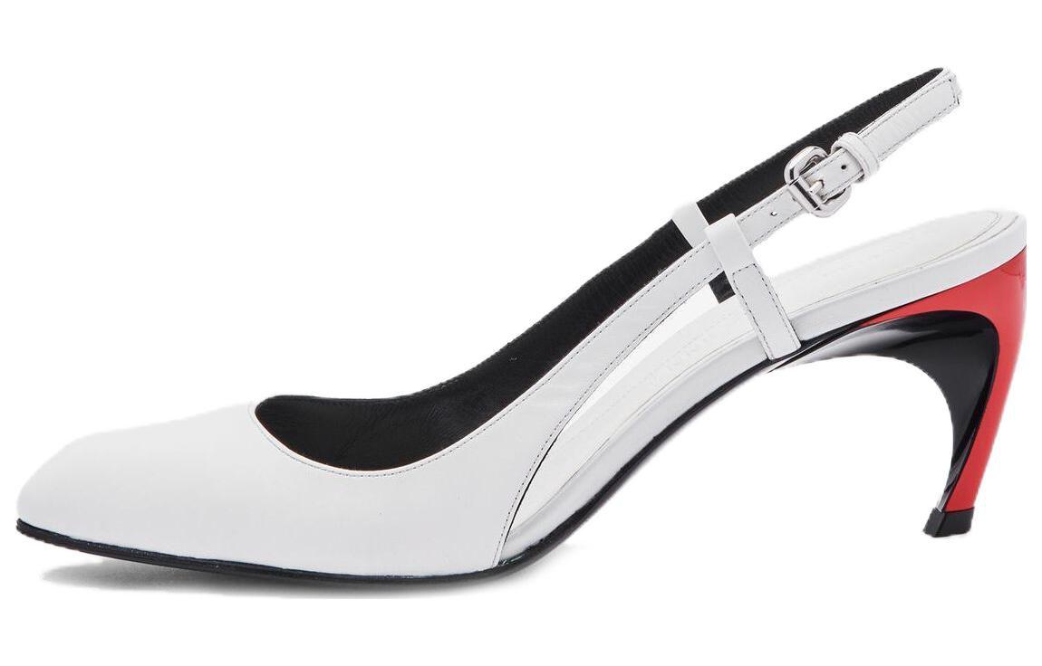 (Women) Alexander McQueen Armadillo Slingback Pump 'Ivory Lust Red' 780690WIEX48740