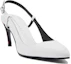 Lookbook (Women) Alexander McQueen Armadillo Slingback Pump 'Ivory Lust Red' 780690WIEX48740