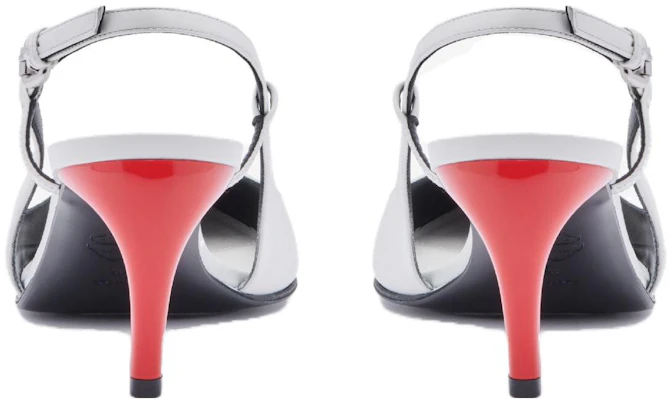(Women) Alexander McQueen Armadillo Slingback Pump 'Ivory Lust Red' 780690WIEX48740 Shop (Women) Alexander McQueen Armadillo Slingback Pump 'Ivory Lust Red' 780690WIEX48740