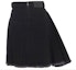 Lookbook (Women) Alexander McQueen Asymmetrical Raw Hem Solid Color Casual Long Skirt Women 720056QMAB51000