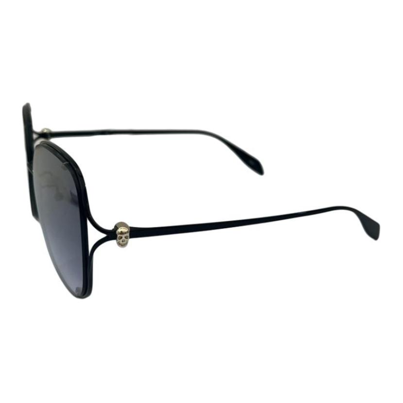 Order (W) Alexander McQueen 黑色不規則全框太陽眼鏡 女款 AM0366S 004