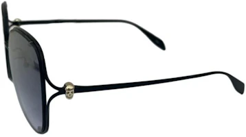 Order (Women) Alexander McQueen Black Irregular Full-Frame Sunglasses for Women. AM0366S 004