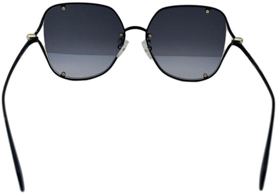 (W) Alexander McQueen 黑色不規則全框太陽眼鏡 女款 AM0366S 004 Shop (W) Alexander McQueen 黑色不規則全框太陽眼鏡 女款 AM0366S 004