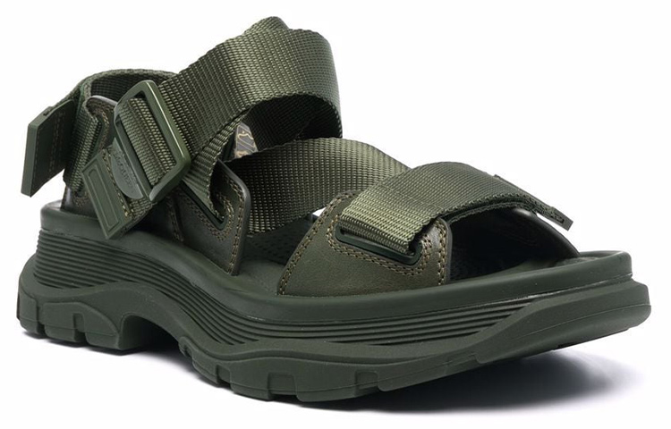 Order (W) Alexander McQueen Gesper 'Slaid Fesyen Hijau' 667285W4R513230